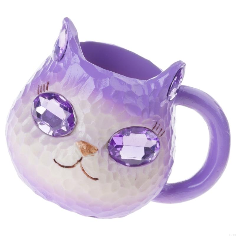 Glittering Cats Face Coffee Cu - Resin Art Geode ulasan dan harga