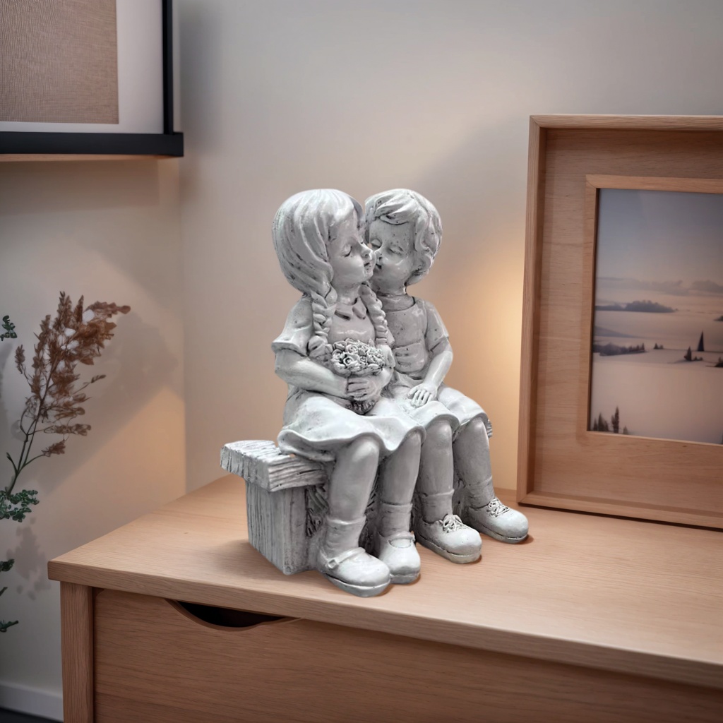 Cute Little Boy And Girl Resin - Resin Art Aesthetic ulasan dan harga