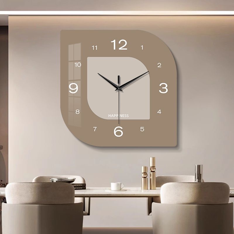 Restaurant Clock Wall Clock Li - Resin Art Wall Clock ulasan dan harga