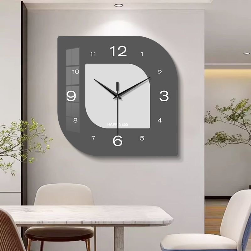 Restaurant Clock Wall Clock Li - Resin Art Wall Clock ulasan dan harga