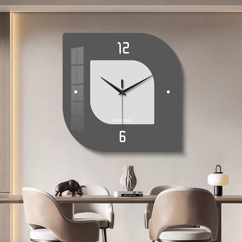 Restaurant Clock Wall Clock Li - Resin Art Wall Clock ulasan dan harga